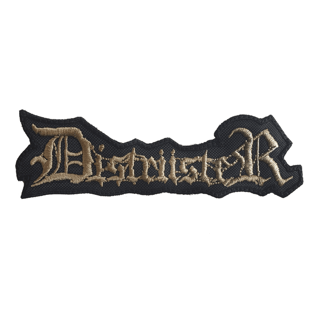 Embroidered Patch - Distrüster - Gold Logo