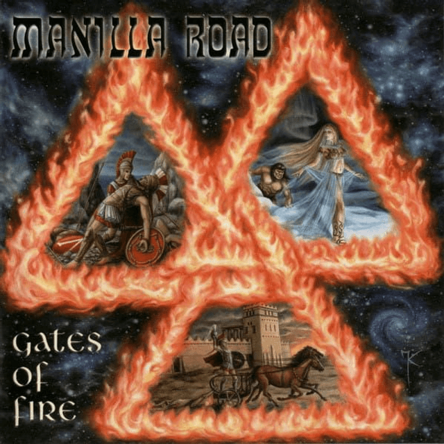 CD - Manilla Road ‎– Gates Of Fire (Jewel Case)